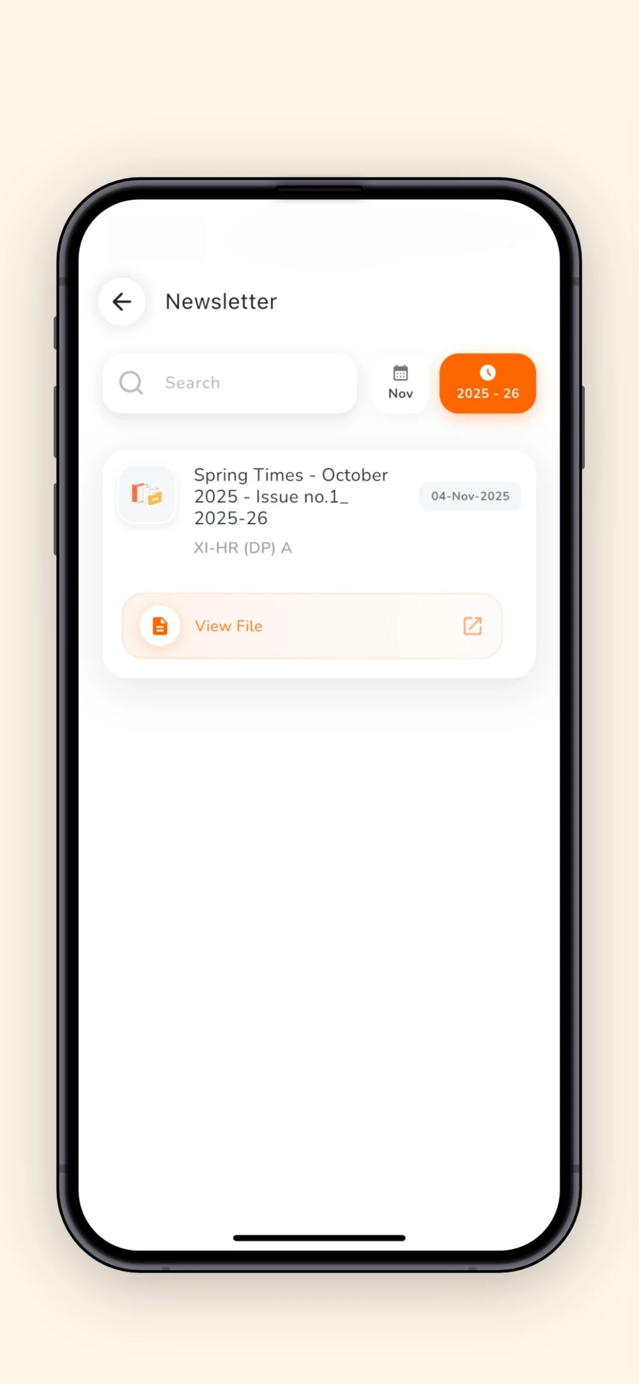 HSI Connect screenshot