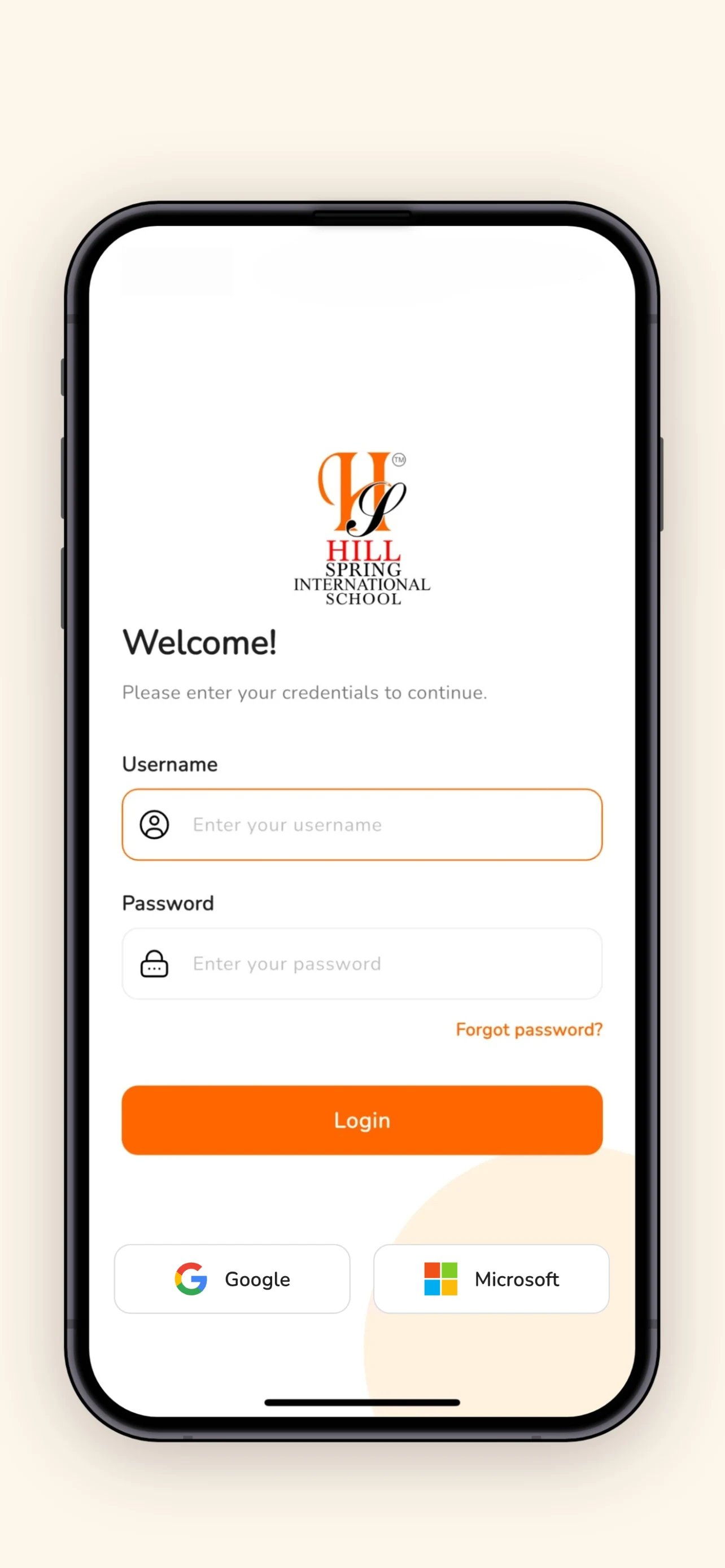 HSI Connect screenshot